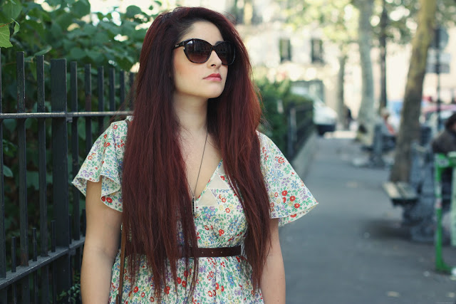 Robe Chloe & Lunettes Dior - Blog Mode