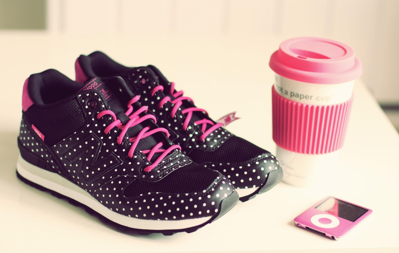 new balance à pois