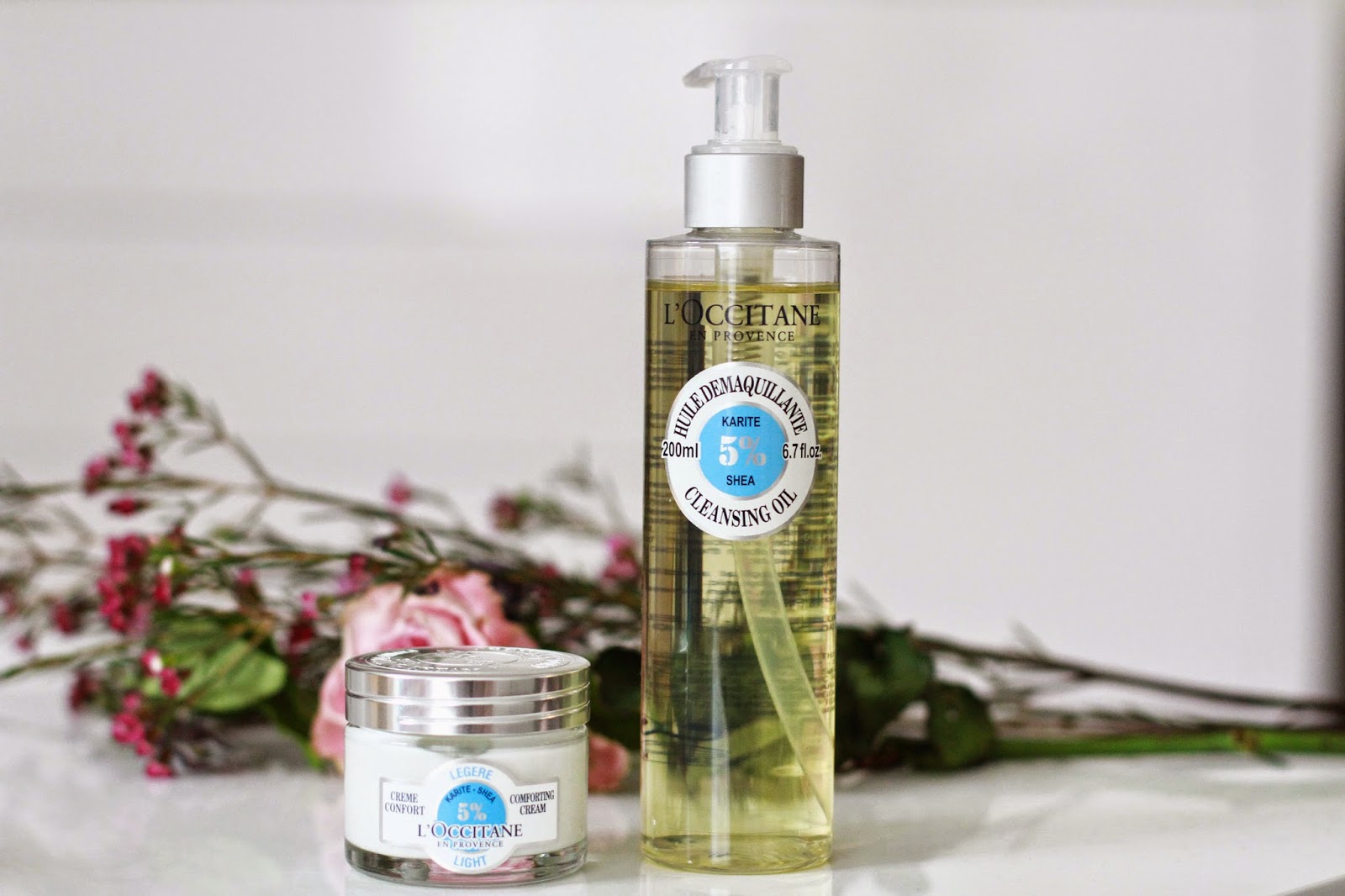 Huile Démaquillante L'Occitane & Crème Confort L'Occitane