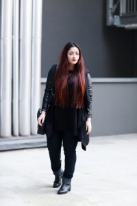 manteau veste noir